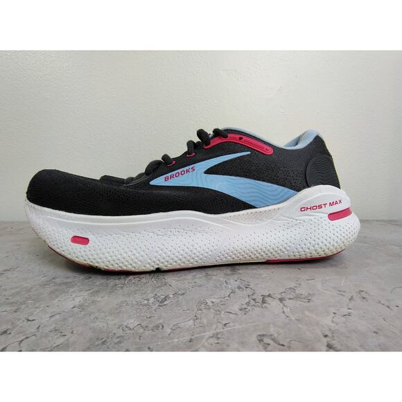 Brooks Ghost Max Shoes Women's 10.5 Black Running Athletic Trainers Sneakers - Picture 1 of 16